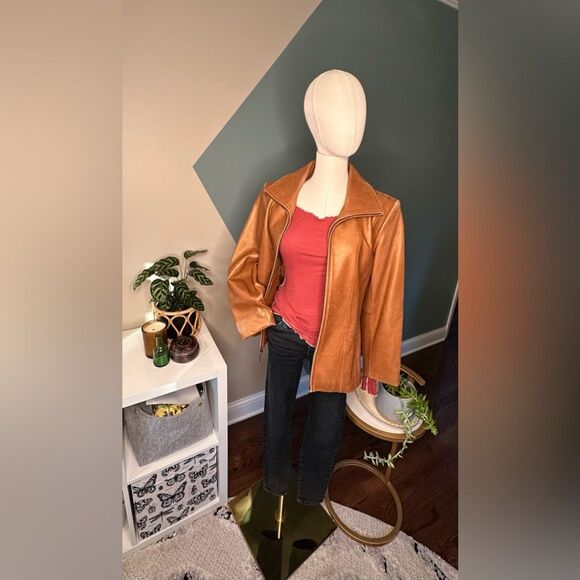 NWT Project Social T Ribbed Red Long Sleeve Top Ruffled Hem Slim Fit Y2K Size M - Picture 2 of 14